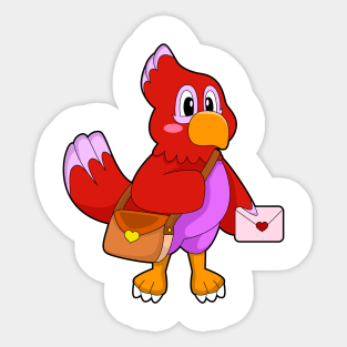 Parrot Love Letter Sticker